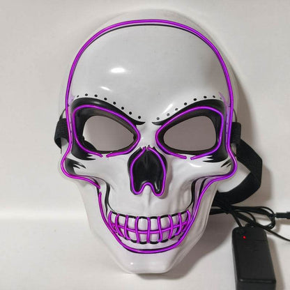 Halloween Skeleton Mask LED Glow - Shop Jobie