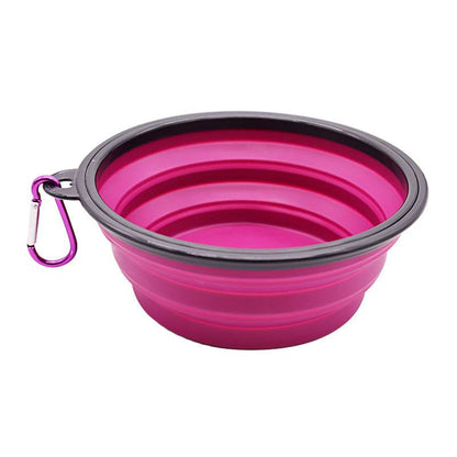 2-in-1 Portable Silicone Dog Feeder Bowl - Shop Jobie