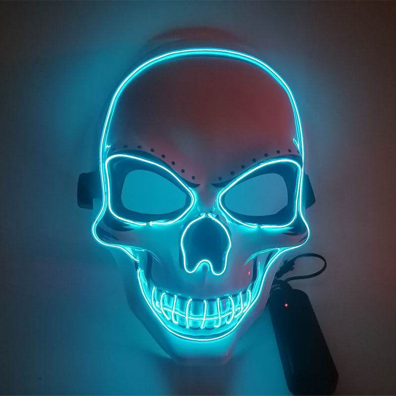 Halloween Skeleton Mask LED Glow - Shop Jobie