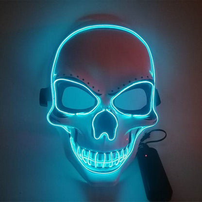 Halloween Skeleton Mask LED Glow - Shop Jobie