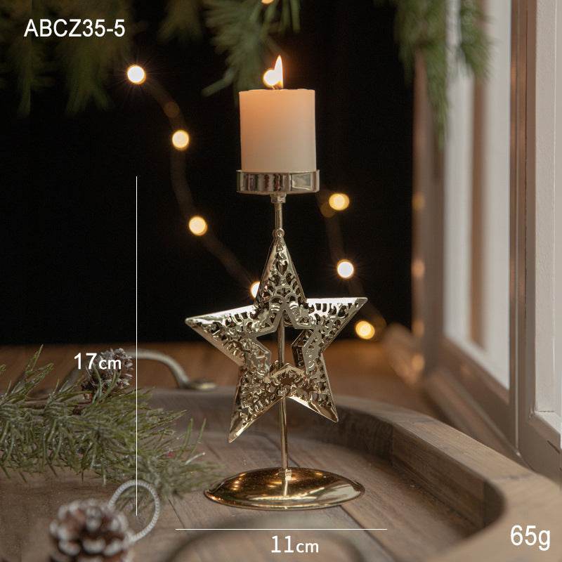 Christmas Golden Timeless Candle Holders - Shop Jobie