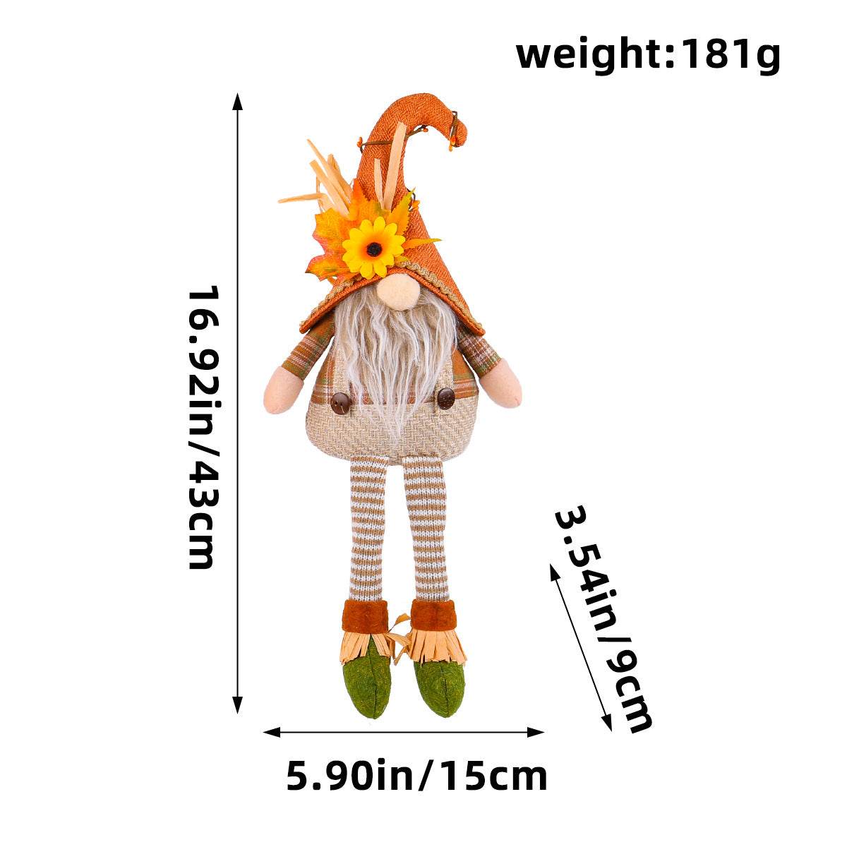 Playful Thanksgiving Standing Gnome - Shop Jobie