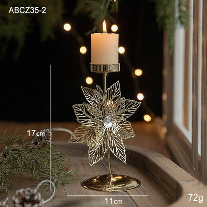 Christmas Golden Timeless Candle Holders - Shop Jobie
