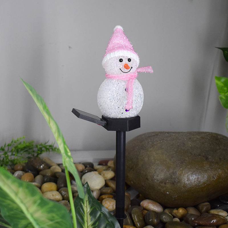 LED Solar Snowman Stake Light - Shop Jobie