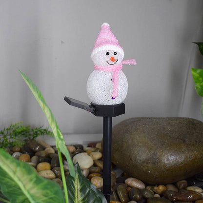 LED Solar Snowman Stake Light - Shop Jobie