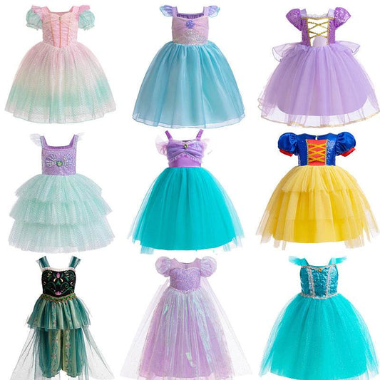 Elsa Gradient Color Princess Dress - Shop Jobie