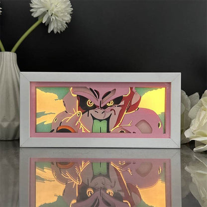 Dragon Ball Cartoon Paper Carving Frame & Night Light - Shop Jobie