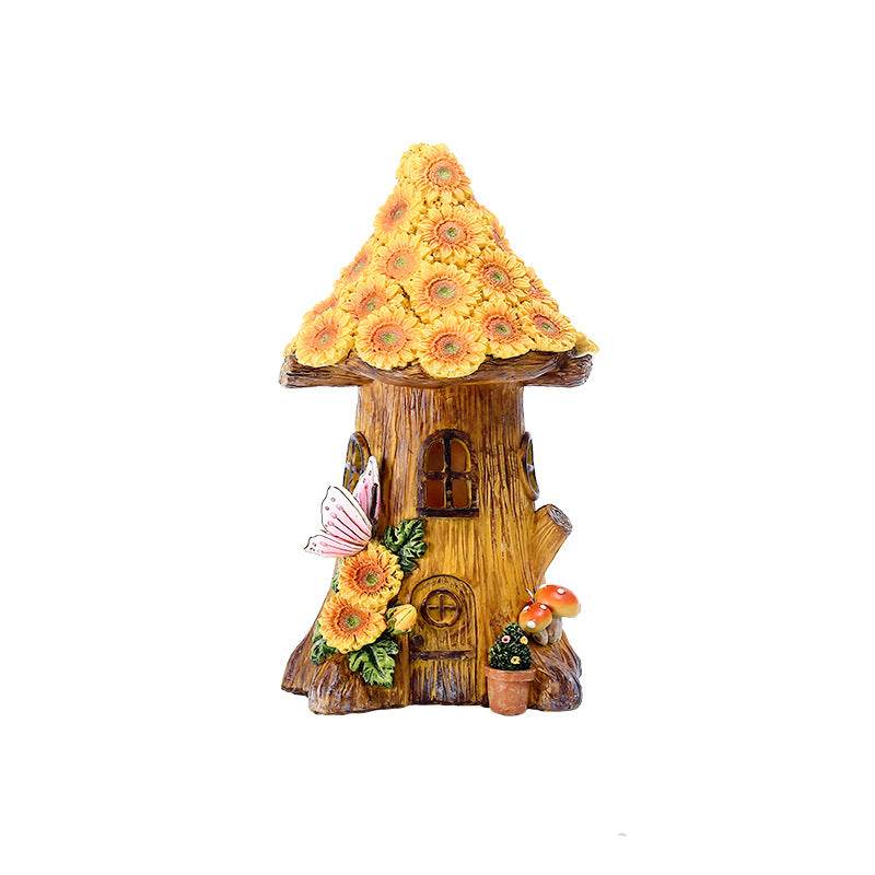 Sunflower Tree House Solar Lighted Garden Decor - Shop Jobie