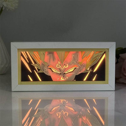 Dragon Ball Cartoon Paper Carving Frame & Night Light - Shop Jobie