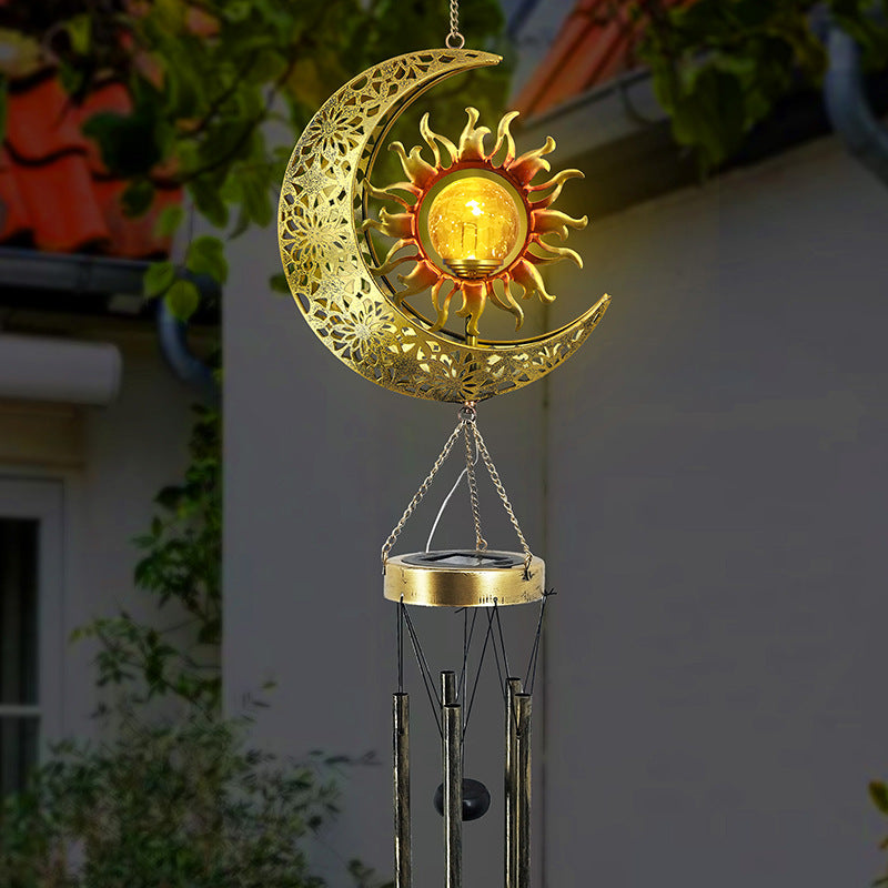 Solar Moon Sun Face Wind Chime