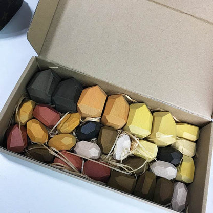 Montessori Principled Stacked Stone Wooden Blocks - Shop Jobie