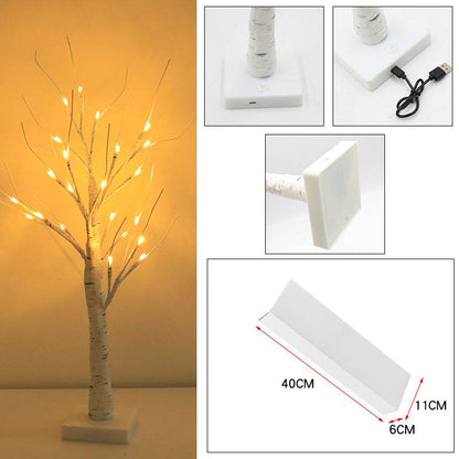 LED Tabletop Silver Birch Tree - Shop Jobie