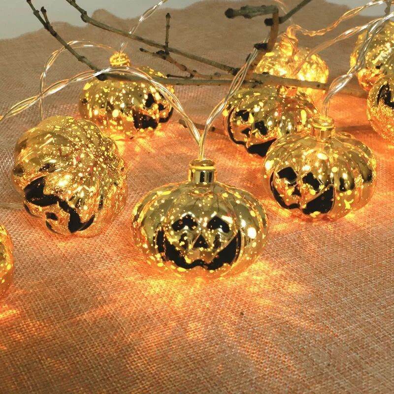 Halloween Witches Hat Pumpkin LED String Lights - Shop Jobie