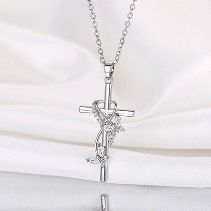 Butterfly Cross Necklace - Shop Jobie