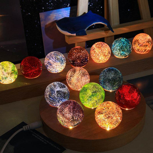 Luminous Glass Dragon-Bead Nightlight Spheres - Shop Jobie