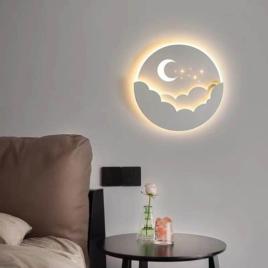 Dreamy Cloud, Stars, & Moon Wall Sconce - Shop Jobie