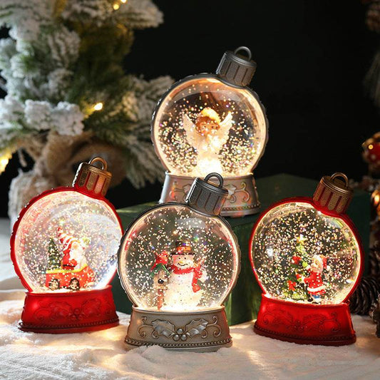 Holiday Faux Snow Globe LED Decor - Shop Jobie