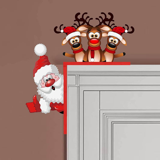 Santa & Friends Corner Door Hanging Decor - Shop Jobie