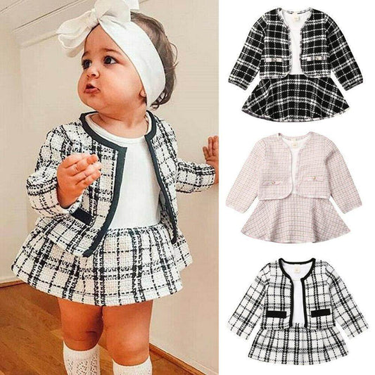 Chic 2pc Black & White Mini-Me Ensemble For Kids - Shop Jobie