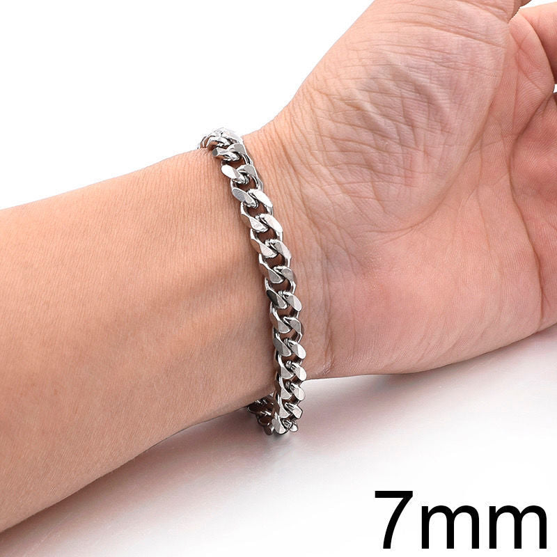 Men's Titanium Steel Cuban Bracelet