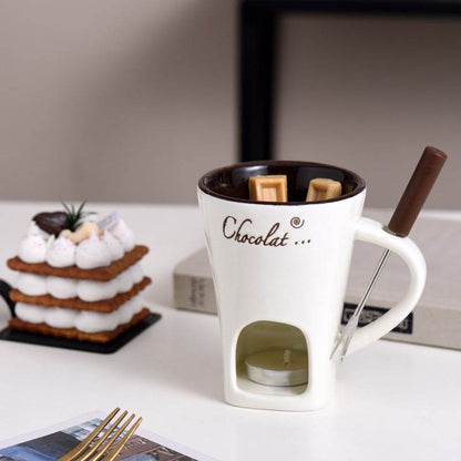 Personal Mini Melting-Pot/Fondue Mug Set - Shop Jobie