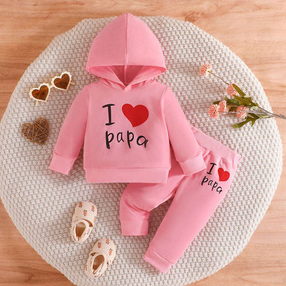 Kid's Trendy Hooded sweatshirt & pants set - Shop Jobie