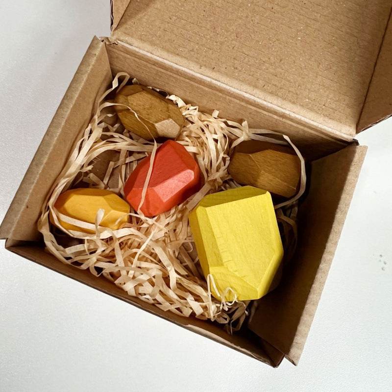 Montessori Principled Stacked Stone Wooden Blocks - Shop Jobie