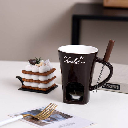 Personal Mini Melting-Pot/Fondue Mug Set - Shop Jobie