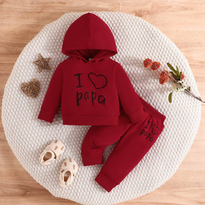 Kid's Trendy Hooded sweatshirt & pants set - Shop Jobie