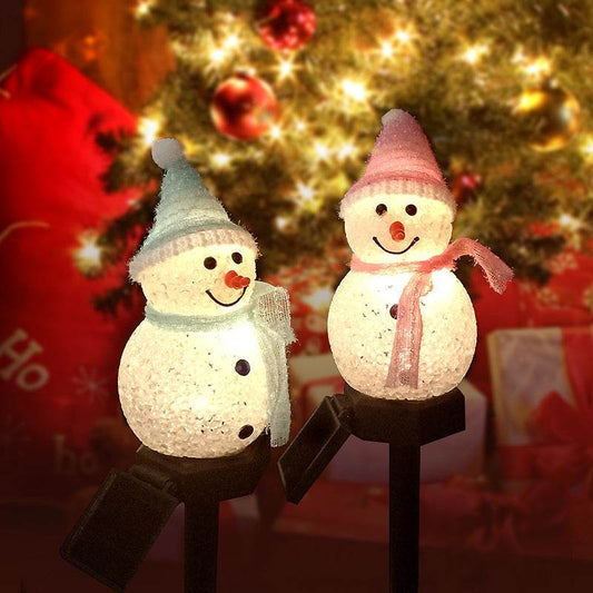 LED Solar Snowman Stake Light - Shop Jobie