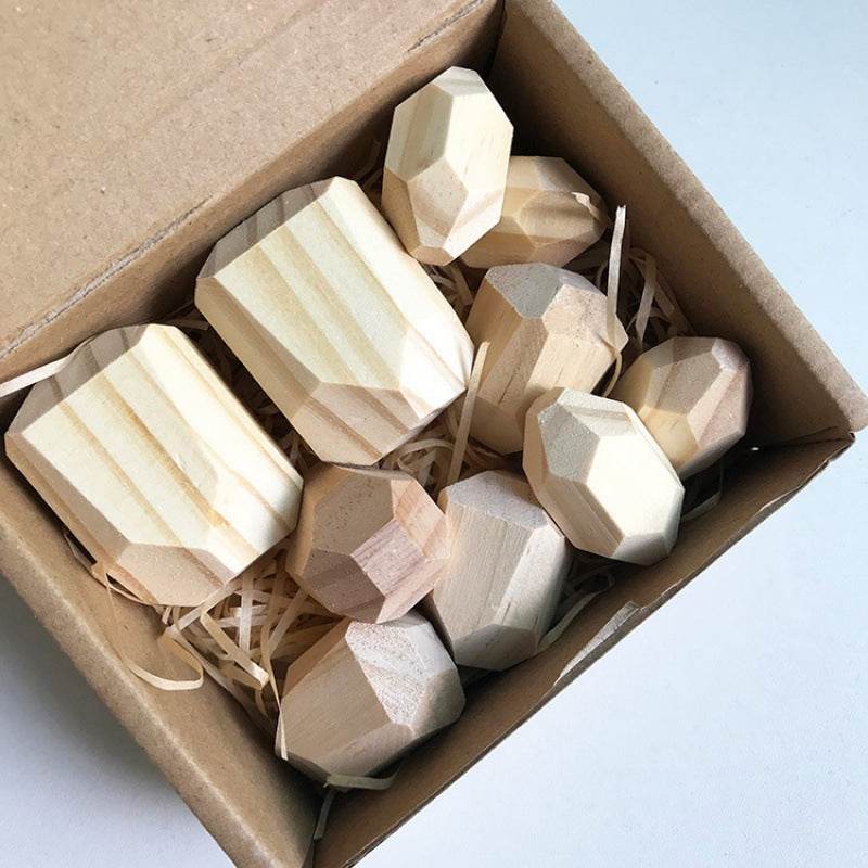 Montessori Principled Stacked Stone Wooden Blocks - Shop Jobie