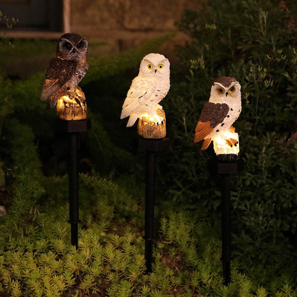 Solar Power LED Owl Lawn Light - Shop Jobie