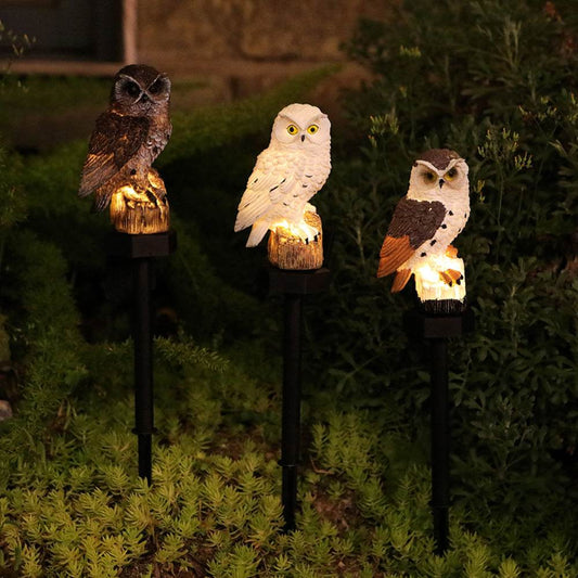 Solar Power LED Owl Lawn Light - Shop Jobie