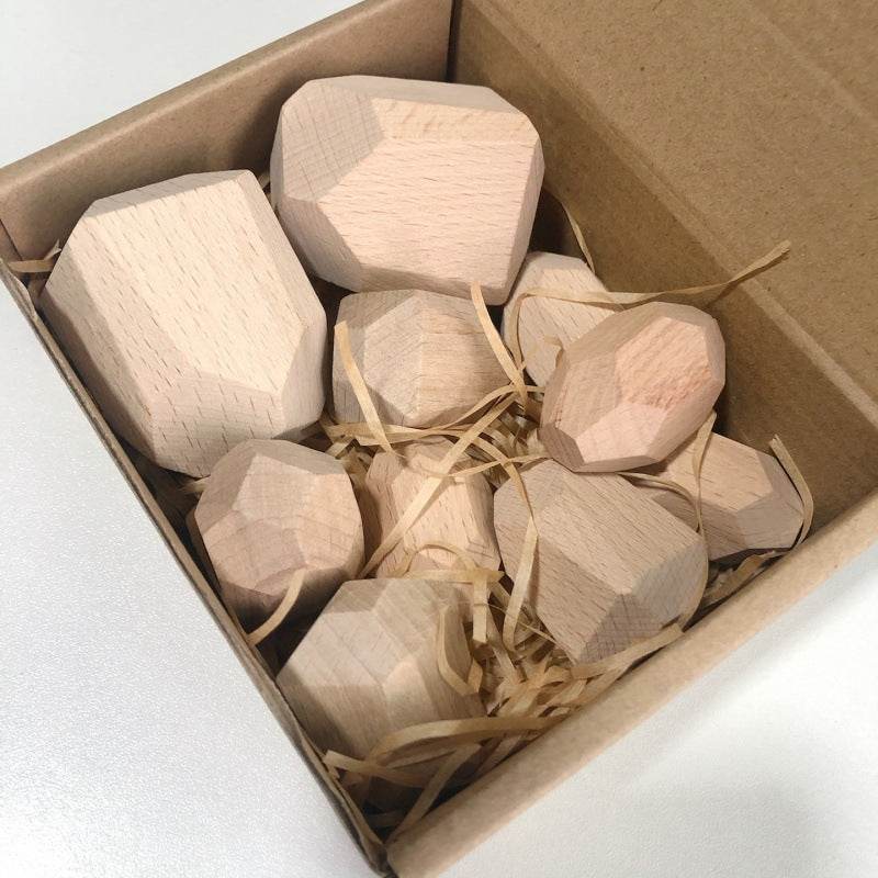 Montessori Principled Stacked Stone Wooden Blocks - Shop Jobie