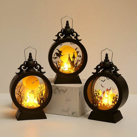 Halloween LED Hanging or Standing Spooky Candlelight Decor - Shop Jobie