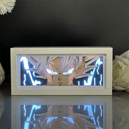 Dragon Ball Cartoon Paper Carving Frame & Night Light - Shop Jobie