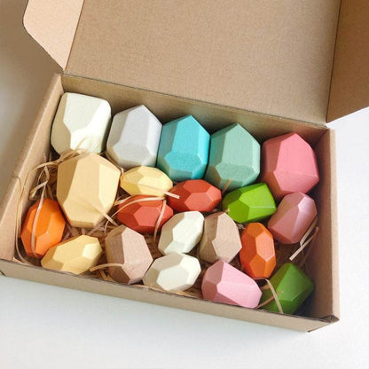 Montessori Principled Stacked Stone Wooden Blocks - Shop Jobie