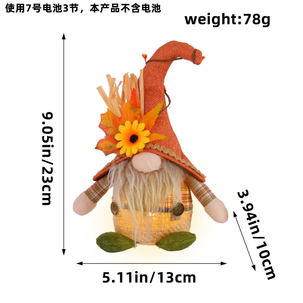 Playful Thanksgiving Standing Gnome - Shop Jobie