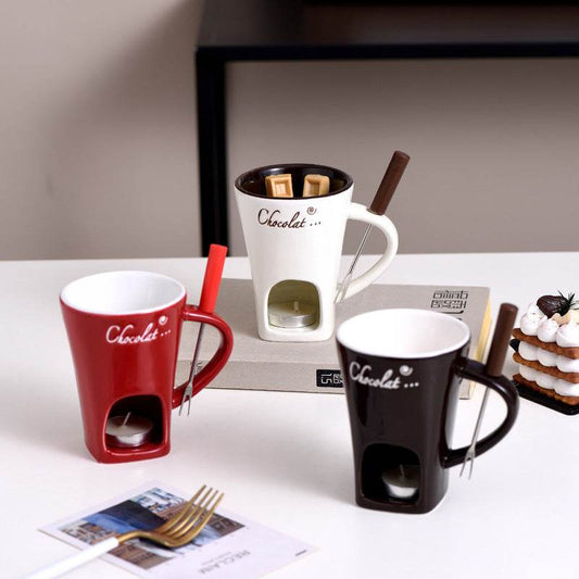 Personal Mini Melting-Pot/Fondue Mug Set - Shop Jobie