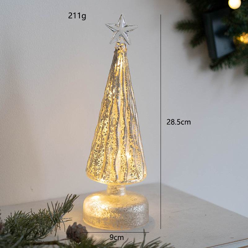 Lux Glass Christmas Tree Figurines - Shop Jobie