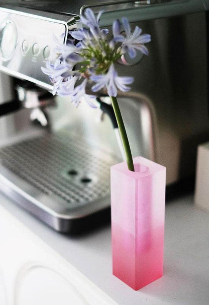 Minimalist Acrylic Column Square Vase - Shop Jobie