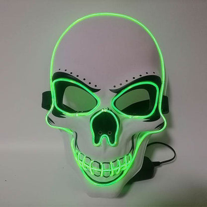 Halloween Skeleton Mask LED Glow - Shop Jobie