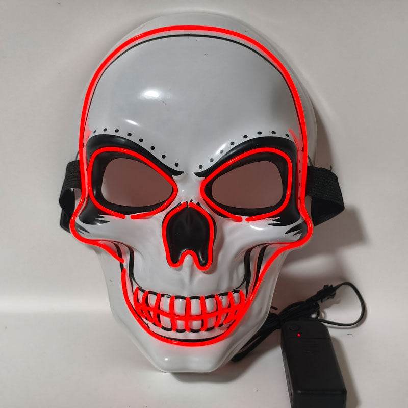 Halloween Skeleton Mask LED Glow - Shop Jobie