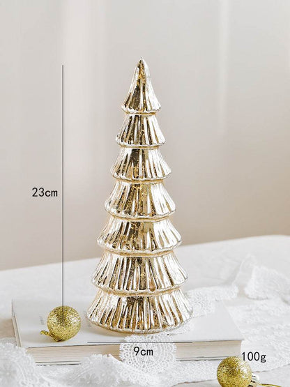 Lux Glass Christmas Tree Figurines - Shop Jobie