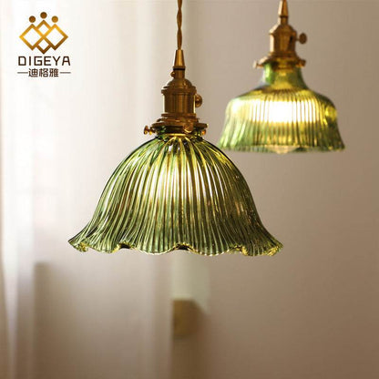 Retro Brass Glass Chandelier - Shop Jobie