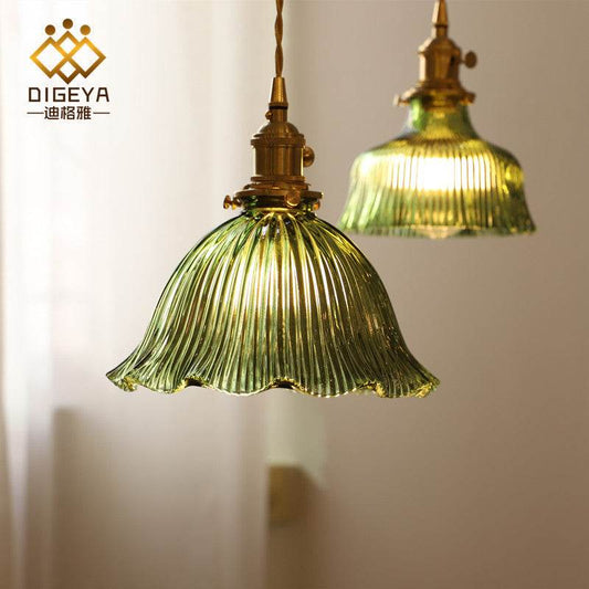 Retro Brass Glass Chandelier - Shop Jobie