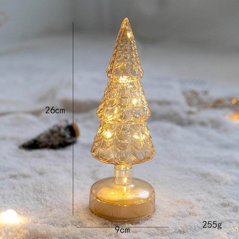 Lux Glass Christmas Tree Figurines - Shop Jobie