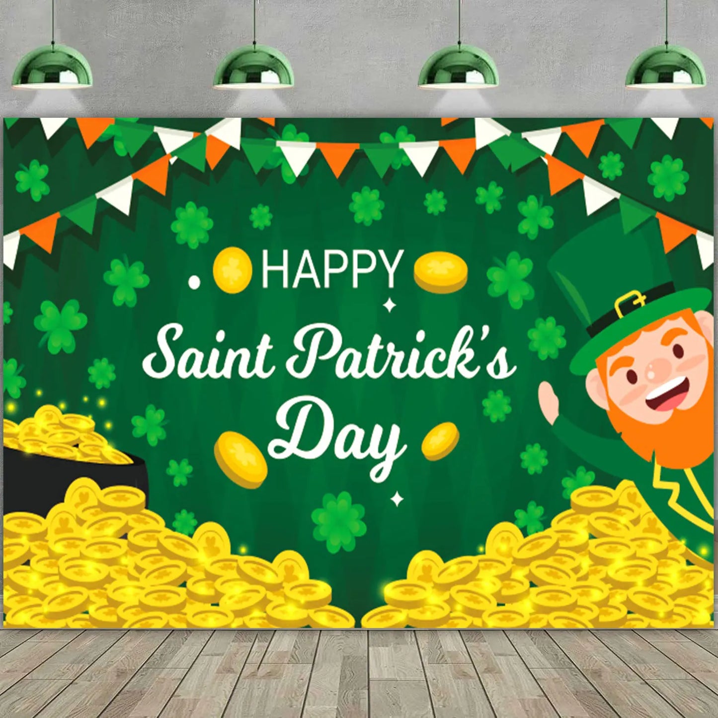 St. Patrick’s Day Photography Backdrop & Party Prop