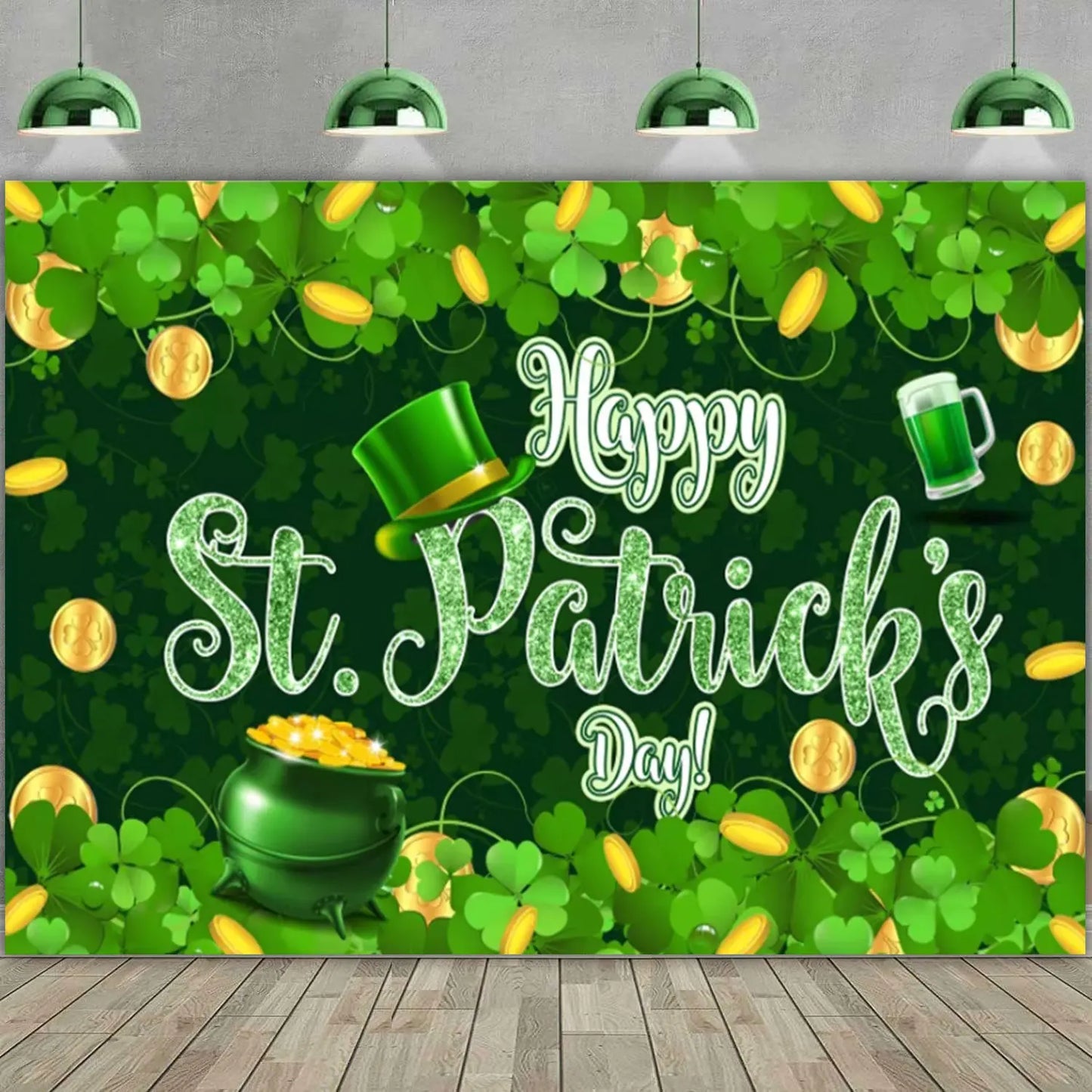 St. Patrick’s Day Photography Backdrop & Party Prop