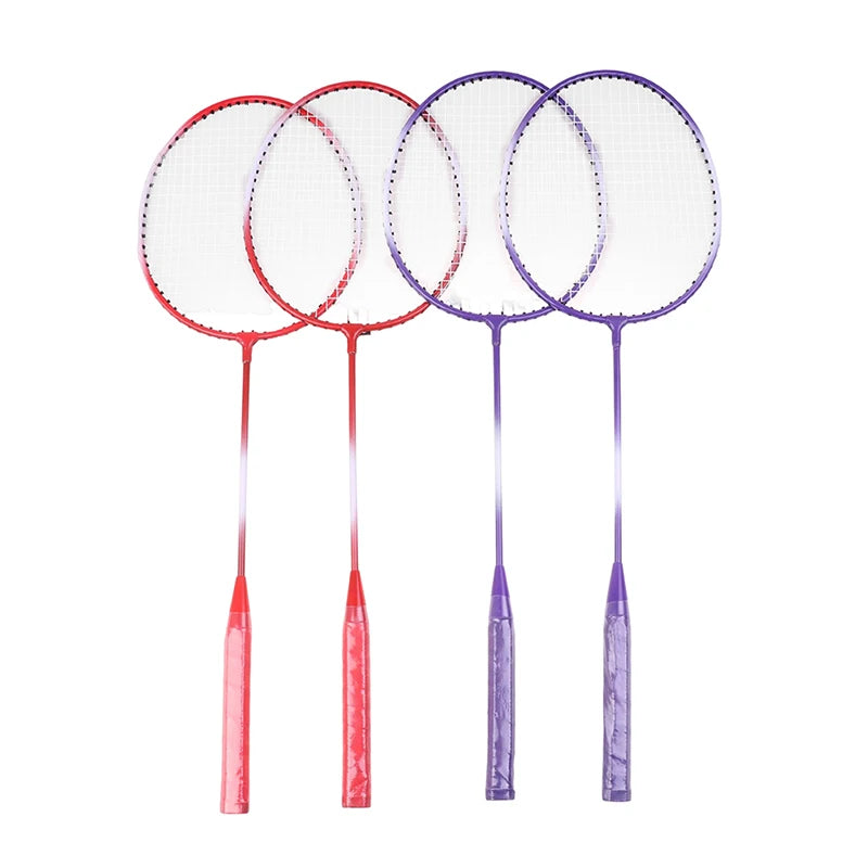 Pro Badminton Rackets, Shuttlecocks, and Carrying Bag Set